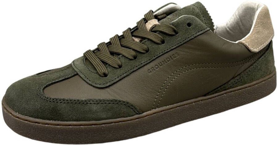 Groundies Women's Panama Barefootschoenen olijfgroen bruin