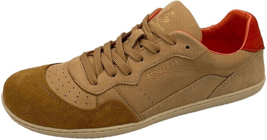 Groundies Women's Nova Go1 Barefootschoenen beige oranje