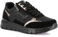 Grunland Lage Sneakers DSG-SC6346 - Zwart