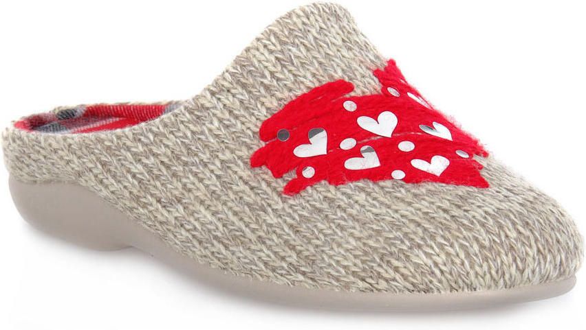 Grunland Pantoffels 58ALIN BEIGE-ROSSO