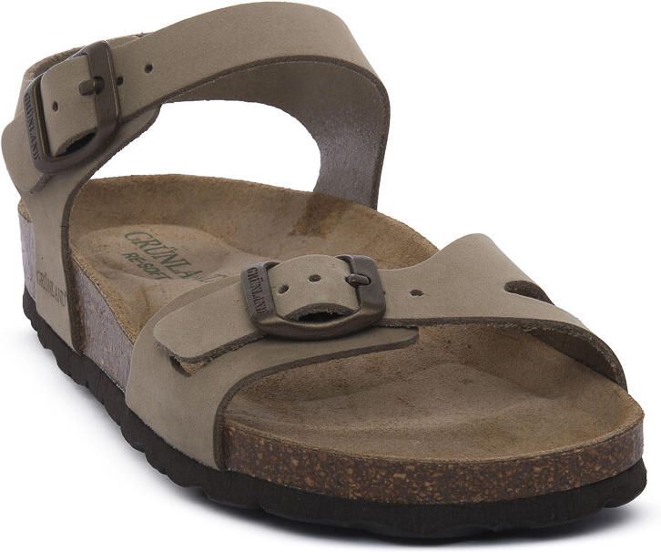 Grunland Platte sandalen KAKI 40SARA