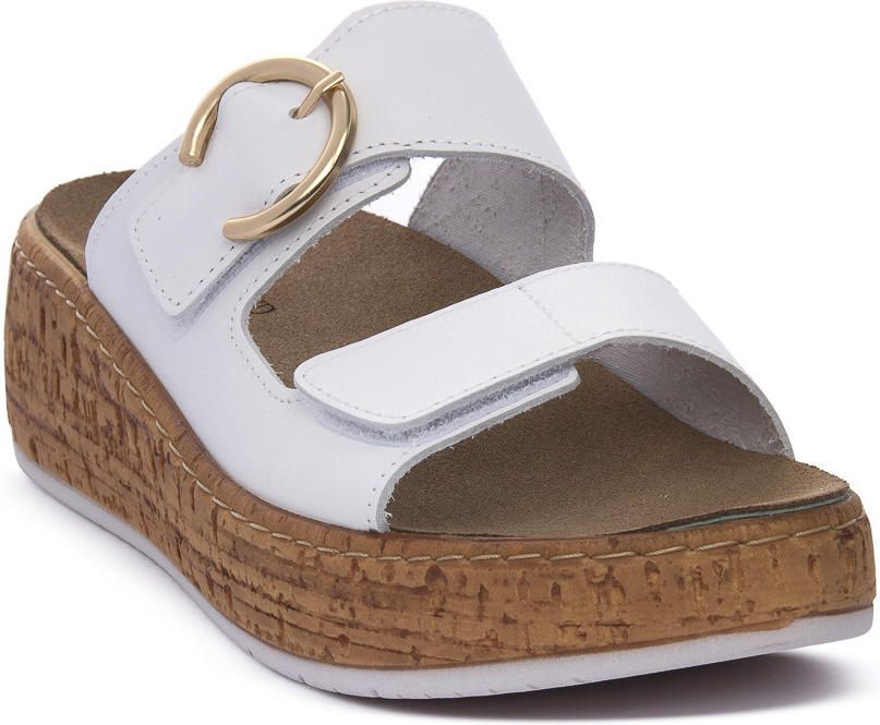 Grunland Sandalen met sleehak BIANCO 40DAST
