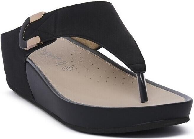 Grunland Sandalen met sleehak CI3115NERO