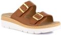 Grunland Sandalen met sleehak DSG-CE0241 - Bruin