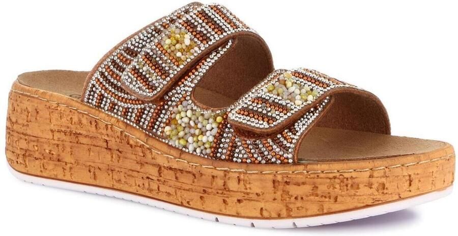 Grunland Sandalen met sleehak DSG-CE0647