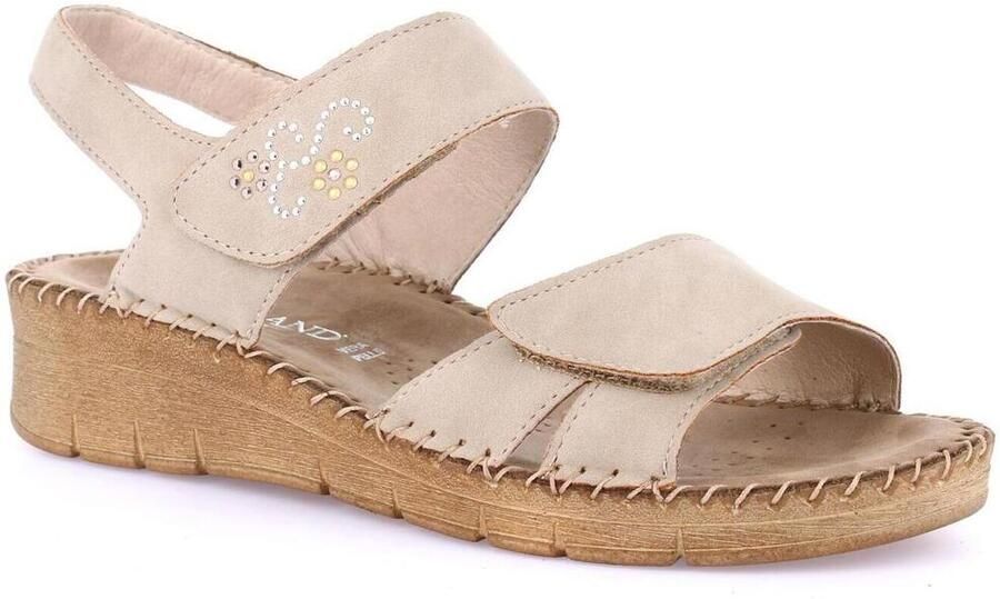Grunland Sandalen met sleehak DSG-SA1975