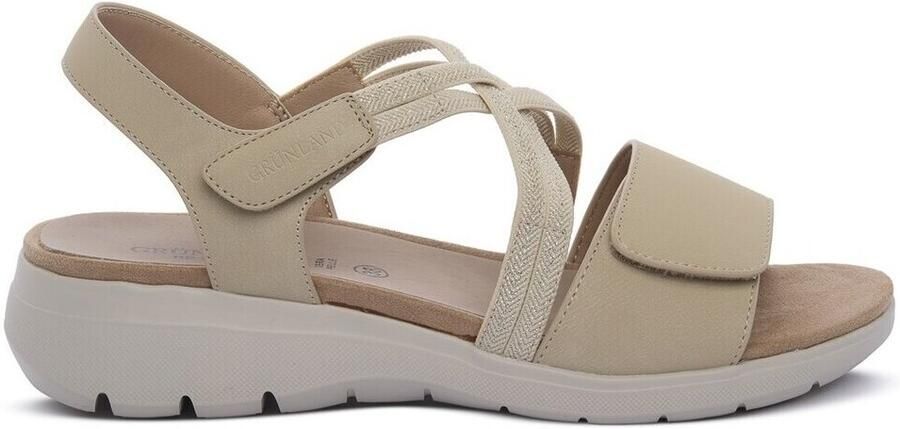 Grunland Sandalen met sleehak BEIGE C9DEMA - Foto 2