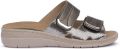 Grunland Sandalen met sleehak CB0391 - Grijs