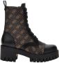 GUESS Walkup Dames Veterboots Brown Ocra - Thumbnail 2