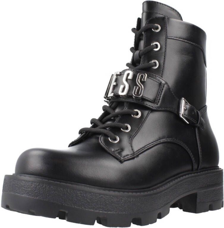 GUESS Yanzy chunky veterboots zwart - Foto 3