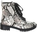 Guess Hinlee python print ankle boot Grijs Dames - Multicolor