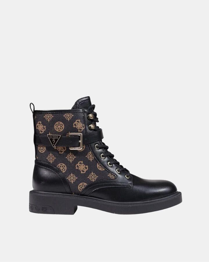 GUESS dameslaarzen met veters Fellini zwart-bruin - Foto 3