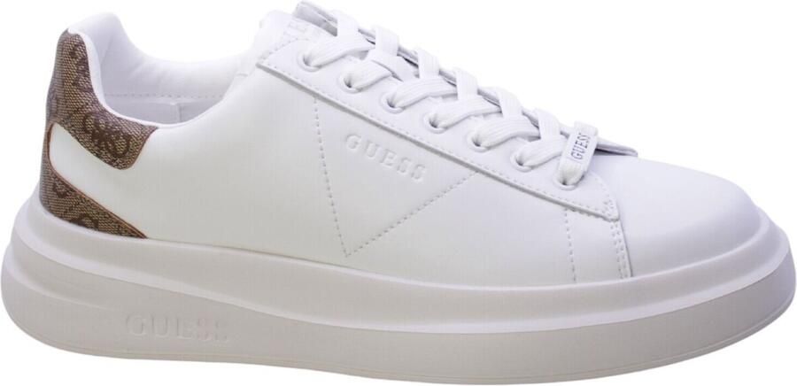 Guess Polyethyleen Sneaker met 4 5 cm Hak White Heren - Foto 10
