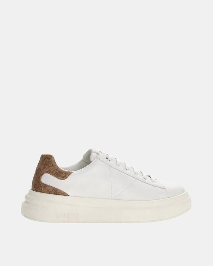 Guess Polyethyleen Sneaker met 4 5 cm Hak White Heren - Foto 8