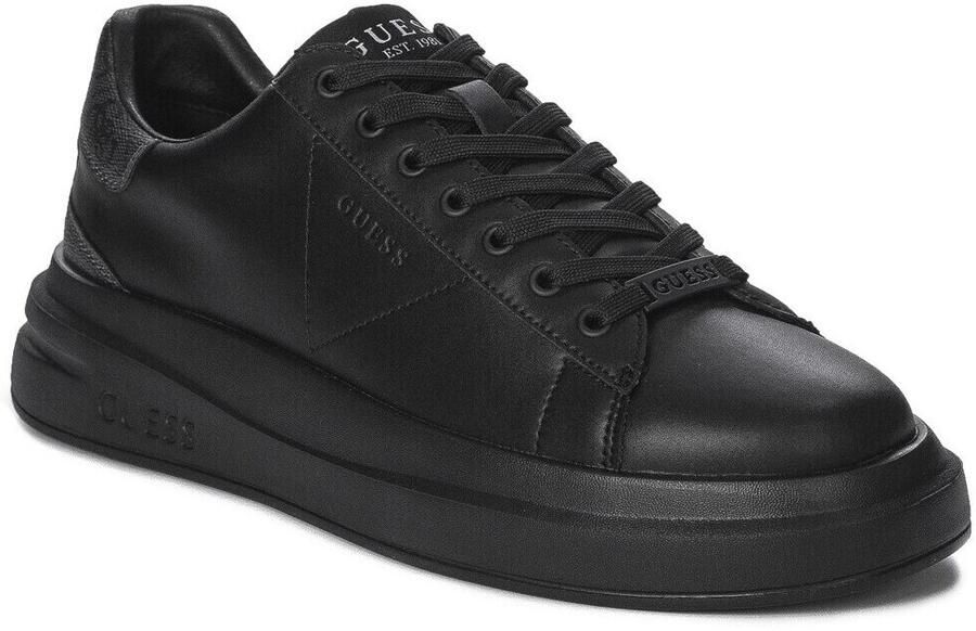 Guess Zwarte PU Sneakers Fmpviblea12 Black Heren - Foto 5