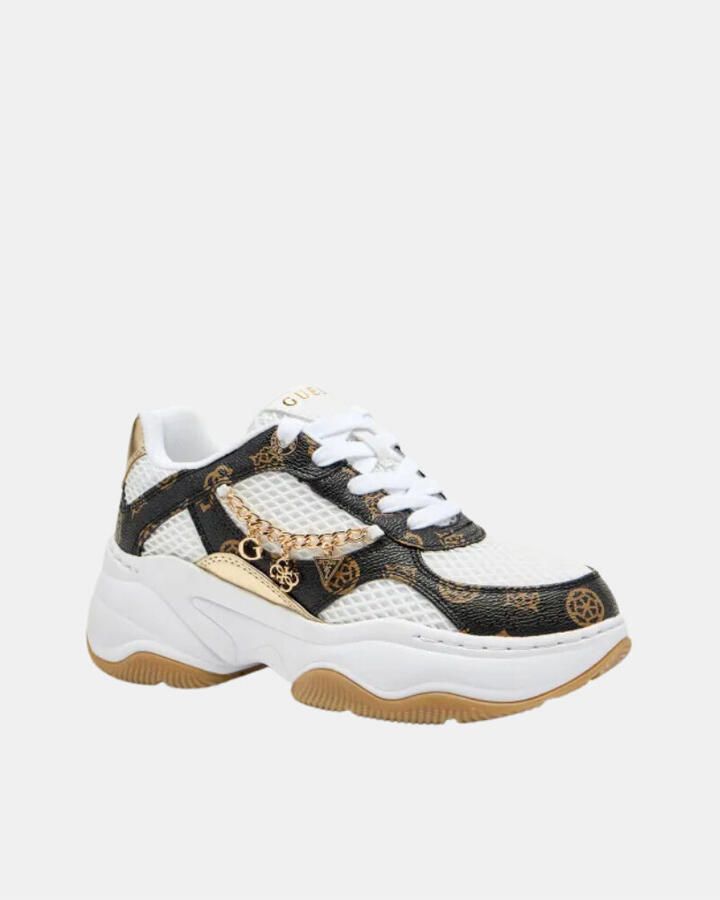 GUESS Dames Sneakers Wit FLPHAR-FAL12 WHIBR Harpaa - Foto 5