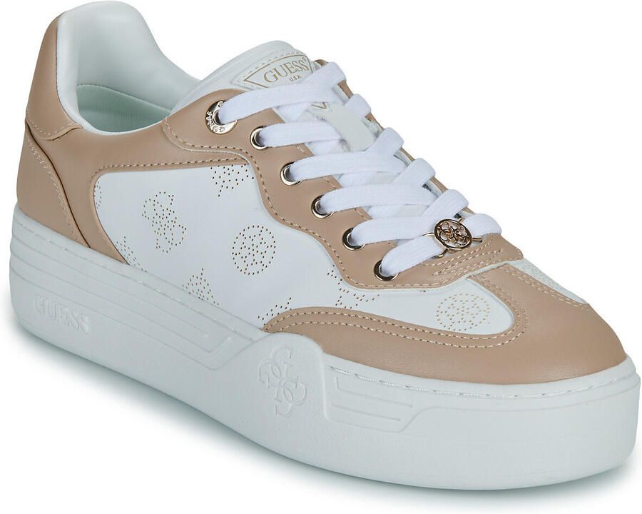 GUESS Sneakers laag 'SWOLE3' camel wit - Foto 2