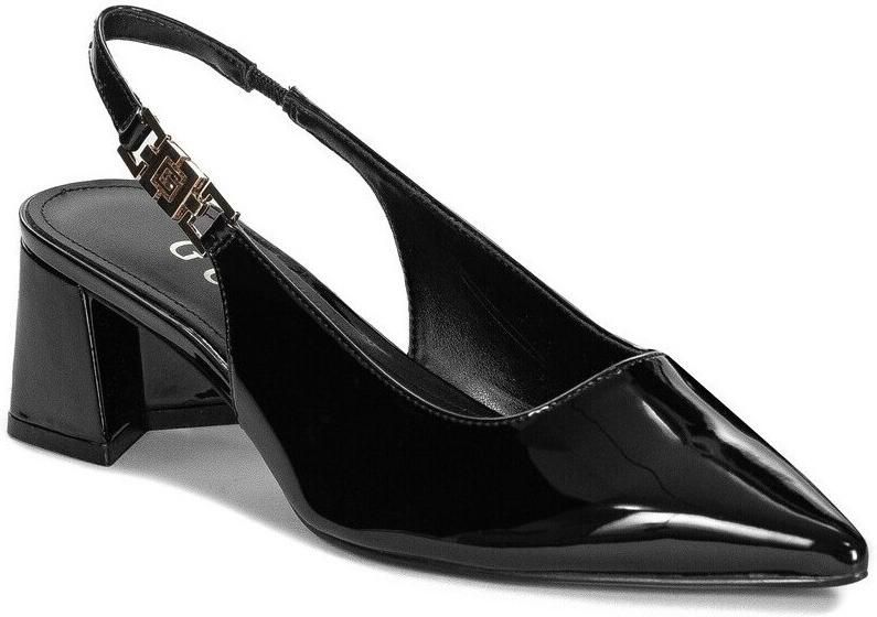 Guess Zwarte Blokhak Sandalen Lente Zomer Black Dames - Foto 5