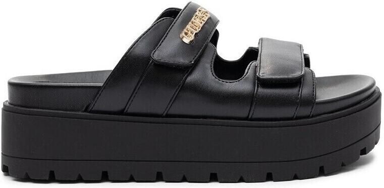 Guess Slippers met plateauzool model 'FAXON' - Foto 4