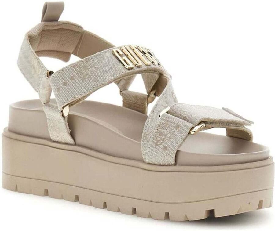 Guess Sandalen met sleehak FETTA - Foto 5