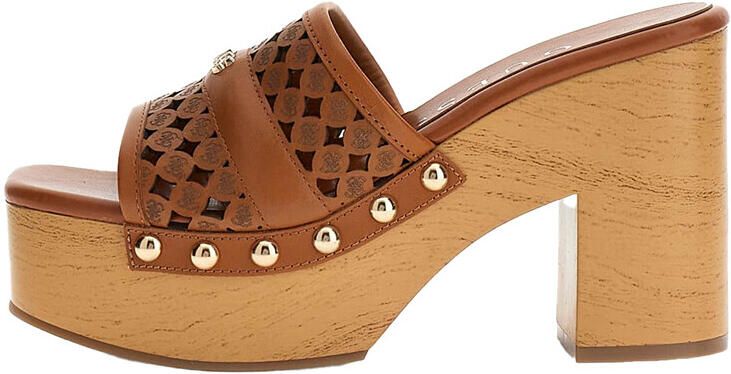 Guess Sandalen met sleehak FLJ2LL LEA04-BROWN - Foto 3