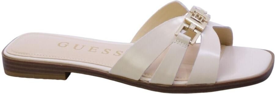 GUESS Dames Slipper Bruin FLJRLLLEA19 CREAM Realla