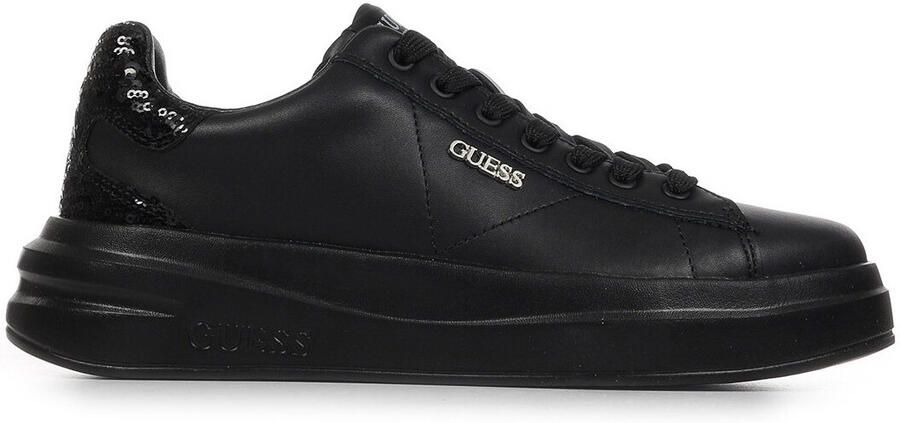 Guess Zwarte suède sneakers met logodetails Black Dames - Foto 4