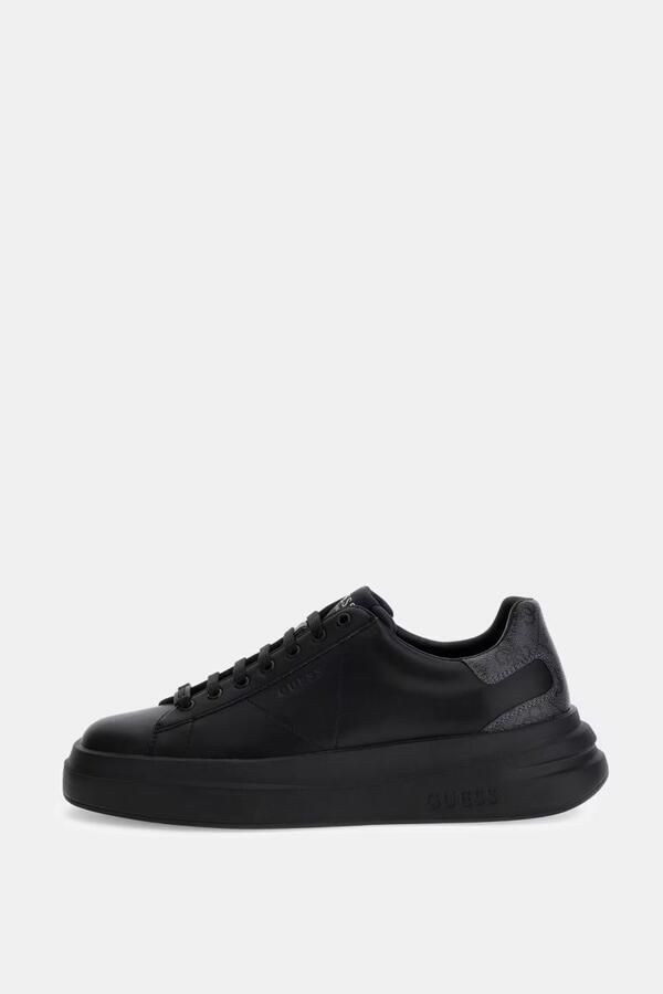 Guess Zwarte PU Sneakers Fmpviblea12 Black Heren - Foto 7