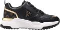Guess Helada Hardloopschoenen Van Imitatieleer - Zwart