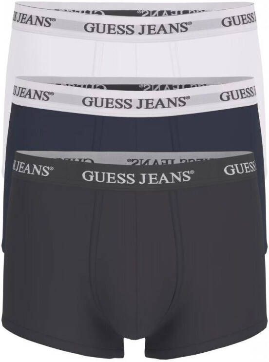 Guess Sportschoenen M4BZ48 K6YW1 3 PACK TRUNK-FN2P WHITE BLUE BLACK