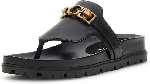 Guess Teenslippers FLJFRR LEA03-BLACK