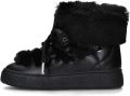 Guess Veterlaarzen met logodetail model 'Uneek' - Zwart