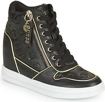 GUESS Nangy Dames Sneakers Brown Black - Foto 3