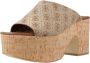 Guess Heeled Mules Brown Dames - Thumbnail 3