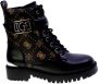 Guess Enkellaarzen met monogram en reliëfaccenten - Thumbnail 4