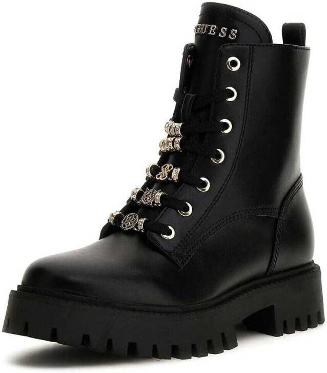 Guess Zwarte platte schoenen Fiona stijl - Foto 3