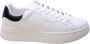Guess Witte sportieve leren sneakers White Heren - Thumbnail 3