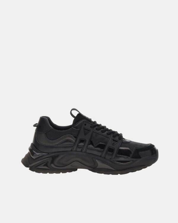 Guess Sneakers met vetersluiting en profielzool model 'BELLU'