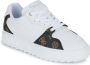 GUESS Fiena Dames Sneakers Laag White Brown - Thumbnail 3