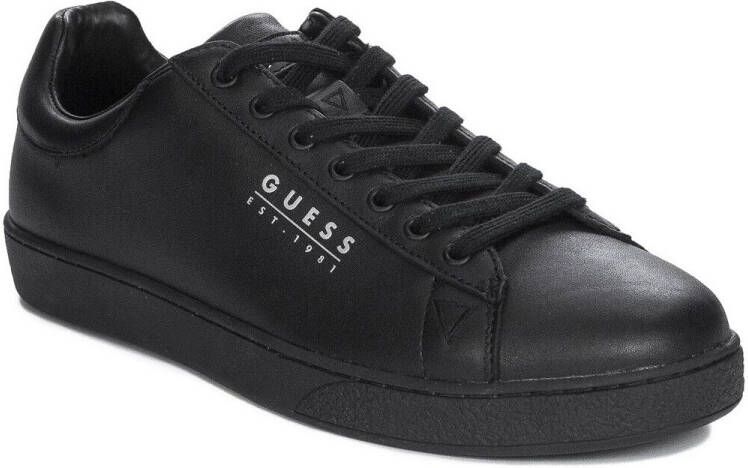 Guess Zwarte leren sneakers Nola Black Heren - Foto 2