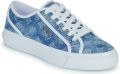 Guess Jelexa 4G Peony Logo Sneaker - Lichtblauw