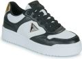 Guess Zwart Wit Kunstleren Sneakers Vrouwen - Zwart