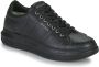 Guess Heren Vibo Carryover Leren Sneakers Black Heren - Thumbnail 3