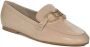 Guess Klassieke Leren Mocassin Schoenen Beige Dames - Thumbnail 3