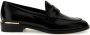 Guess Klassieke Leren Mocassinschoenen Black Dames - Thumbnail 2