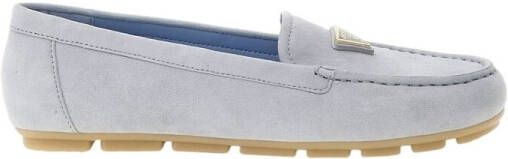 Guess Loafers van leer met labelpatch model 'LILIAN'
