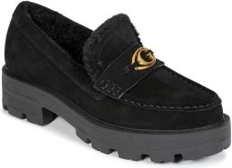 Guess Loafers van een mix van leer en textiel model 'YANIKAY'