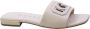 Guess Leren Damessandalen Lente Zomer Collectie Beige Dames - Thumbnail 23