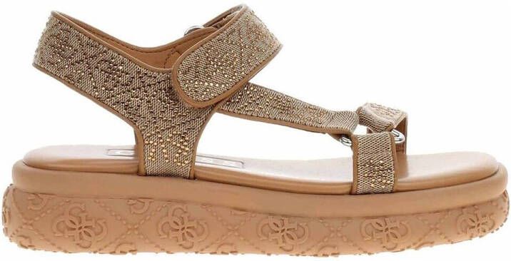 GUESS Dames Sandalen Bruin FLJLD2FAL03 BEIBR Lode2