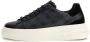 Guess Zwarte Sneakers 4G Logo Suède Inzetstukken Black Heren - Thumbnail 33